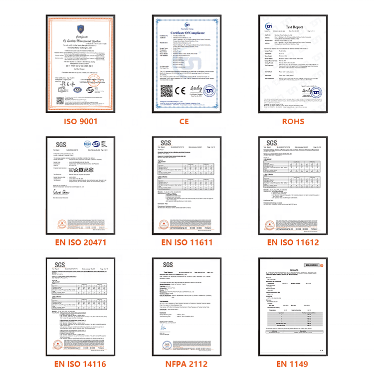 Laifappe PPE certification document sample