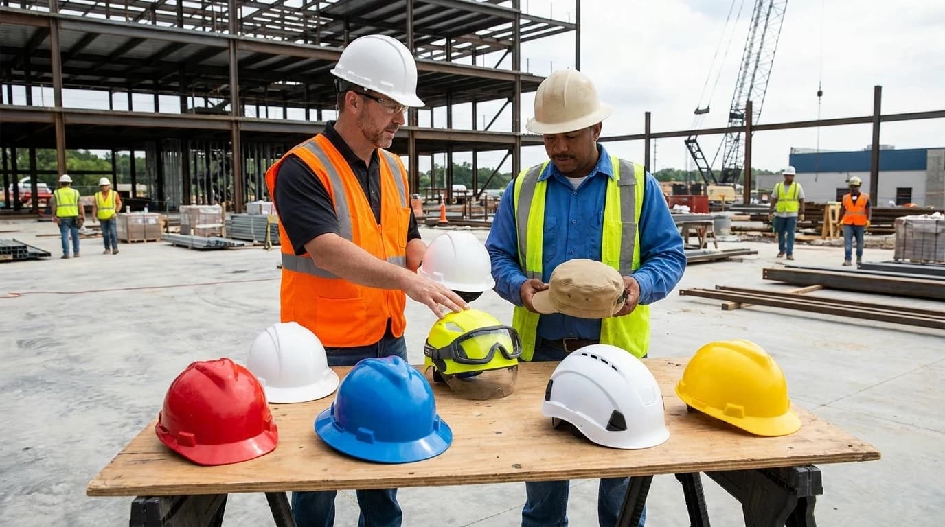 Types of Hard Hats for Construction: Class G, E, C and Helmet Selection