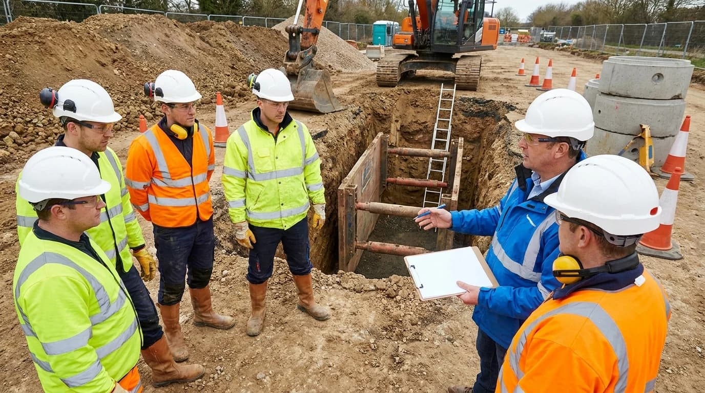 Trenching and Excavation PPE Checklist for Construction Crews