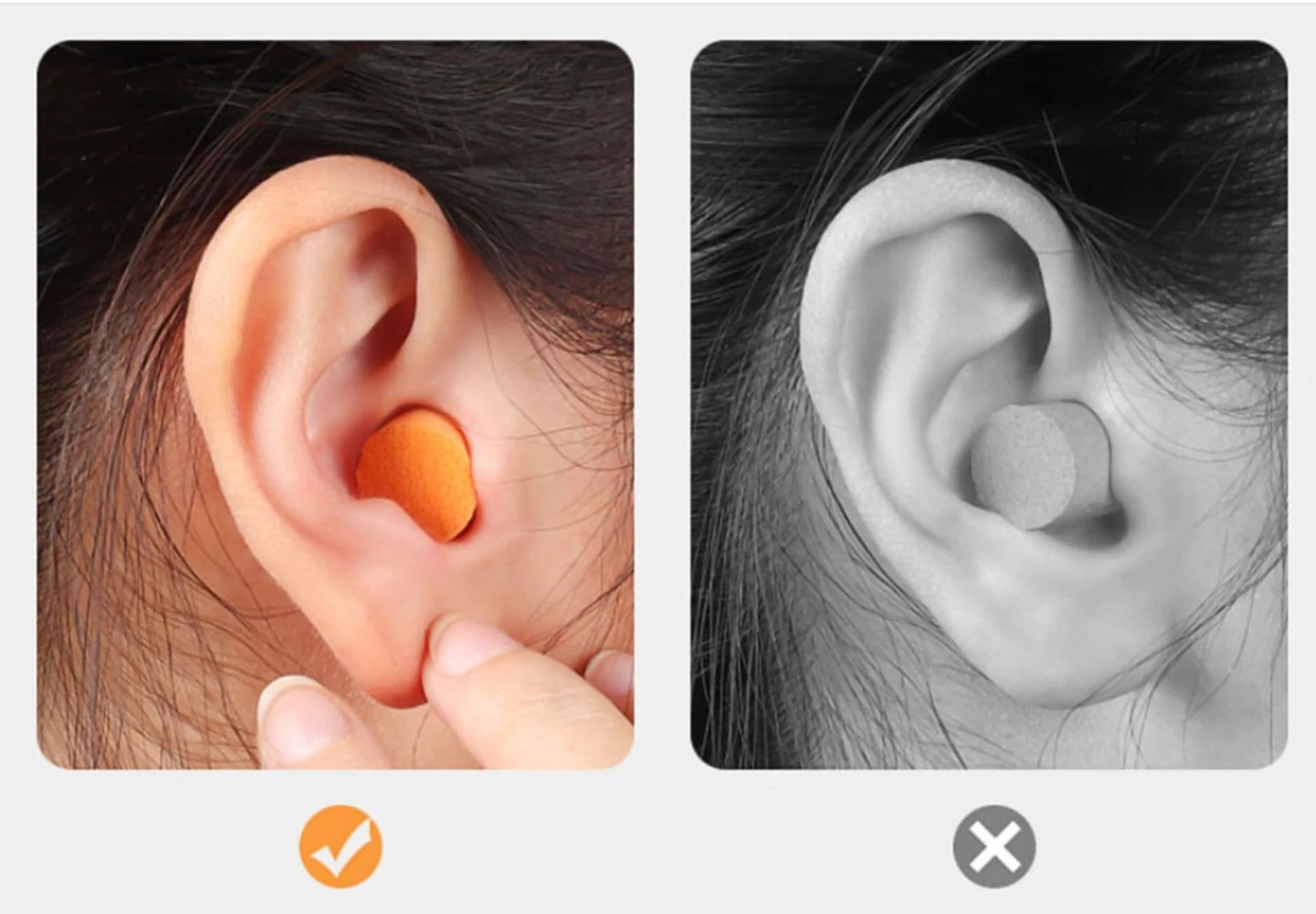 3M 1100 Disposable Foam Earplugs, Individually Packed, Orange 5