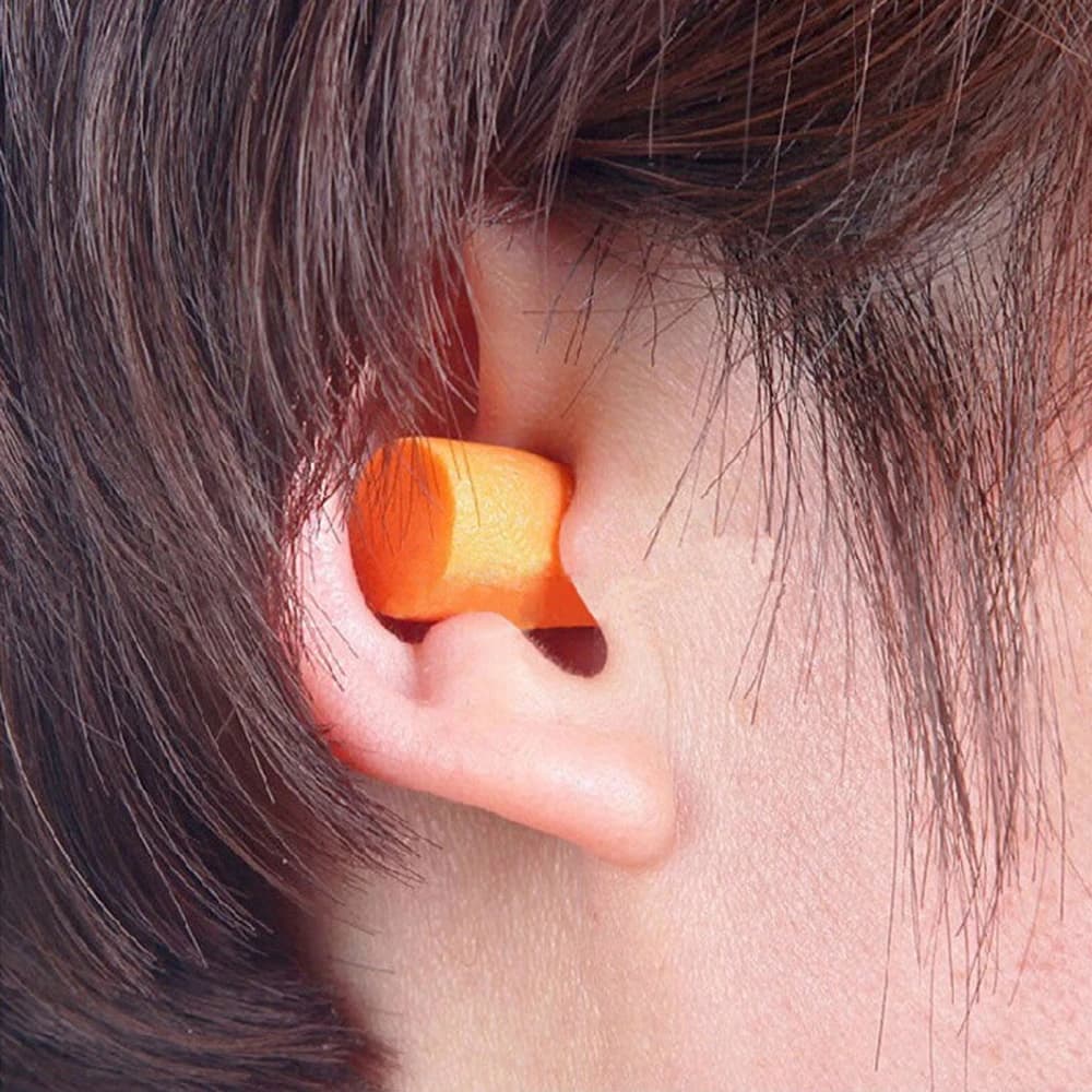 3M 1100 Disposable Foam Earplugs, Individually Packed, Orange 4
