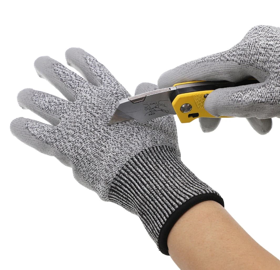 Cut-Resistant PU-Coated Work Gloves - Image 2