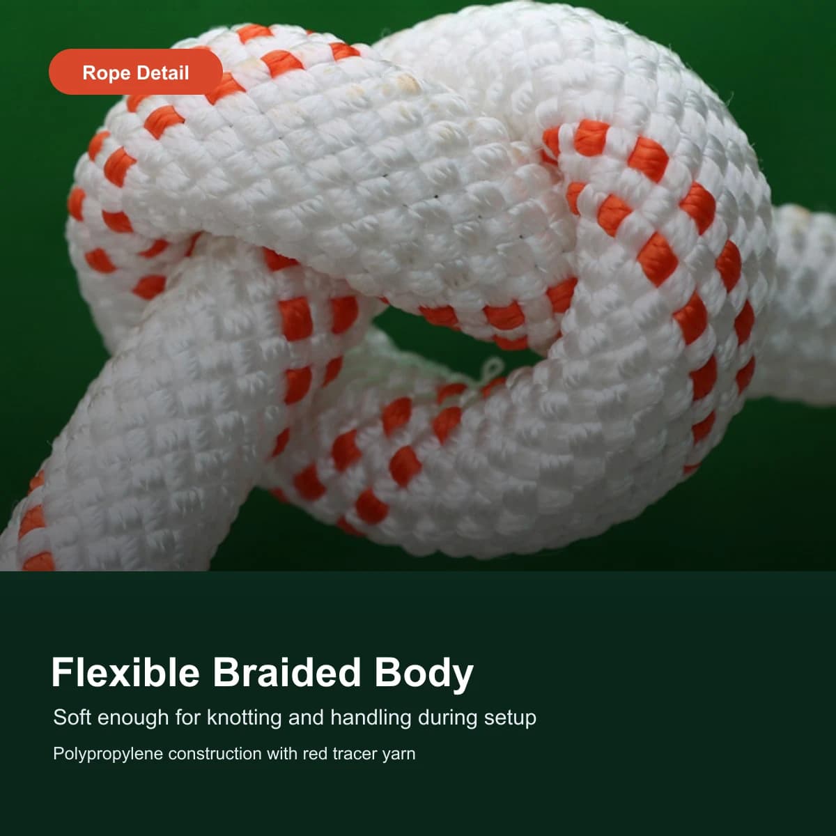 10 mm Polypropylene Safety Rope for Work-at-Height and Rescue Use 4