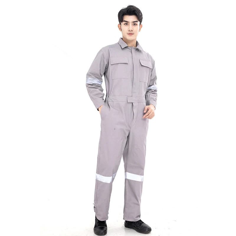 Cotton Reflective Work Coverall 4