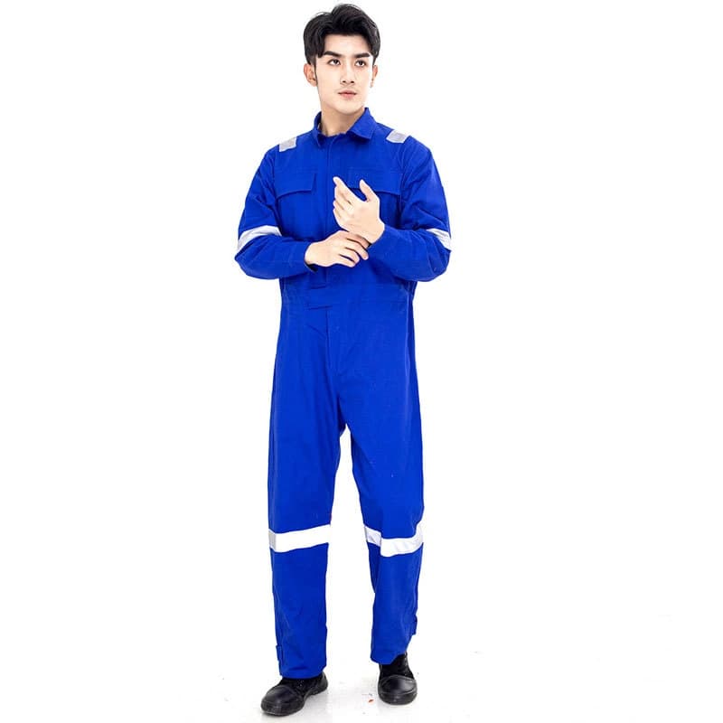 Cotton Reflective Work Coverall 6