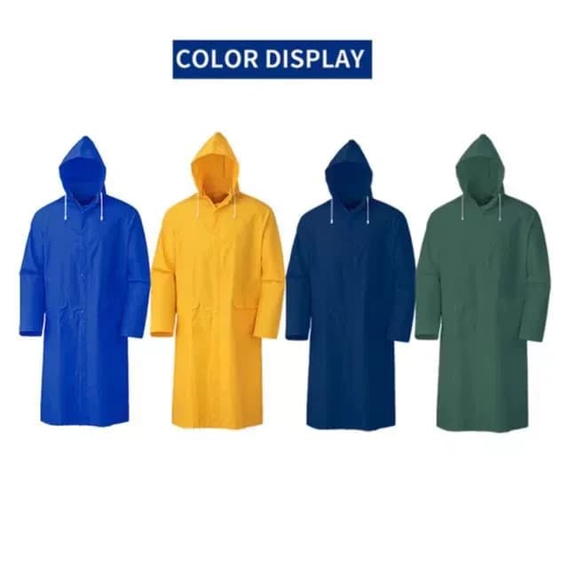 Yellow PVC/Polyester Rain Suit Set - XL 3