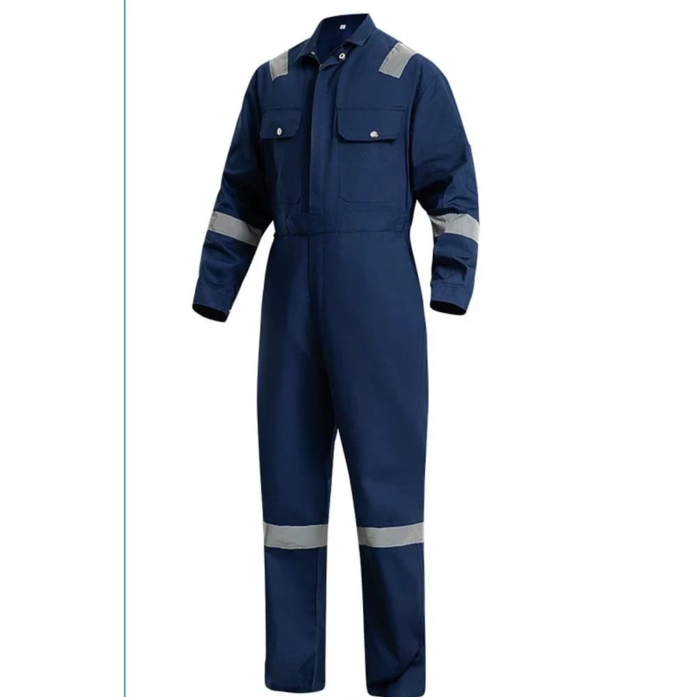 Cotton Button Work Coverall