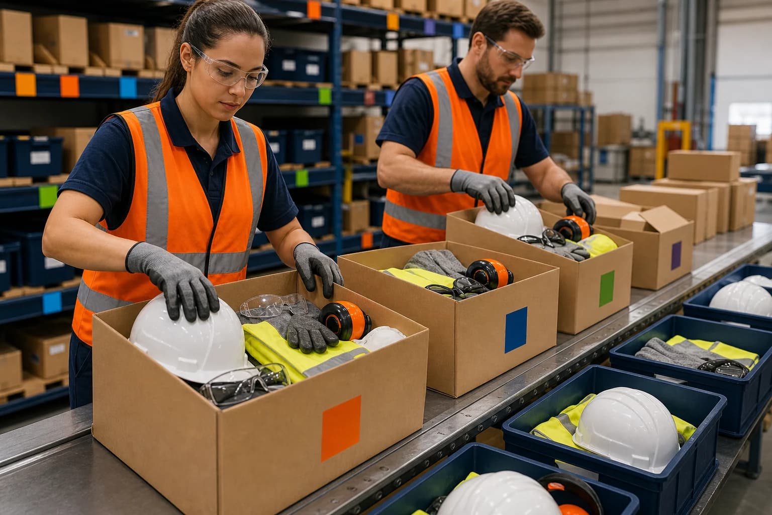 Packing contractor PPE by worker, trade, site, or phase reduces sorting errors when the shipment reaches the jobsite.