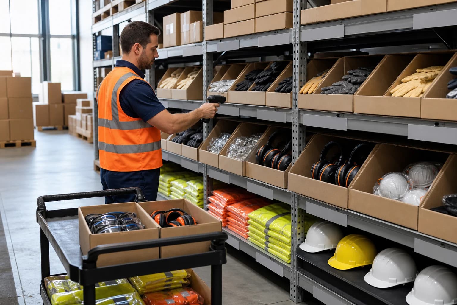 A bulk PPE supplier should support the project after the first shipment with spare sizes, consumables, and repeat orders.