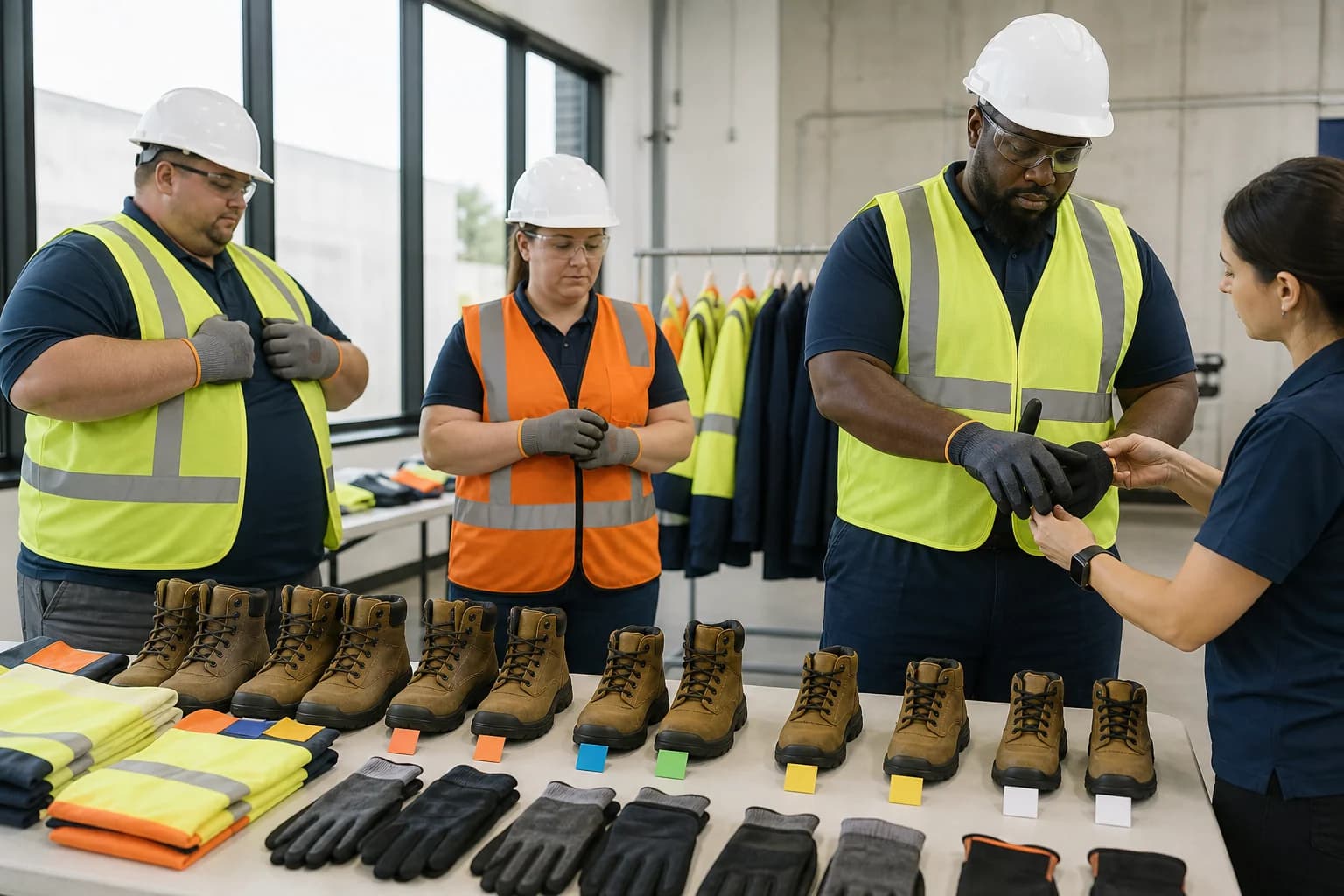 Size support separates a serious contractor PPE supplier from a seller of generic one-size products.