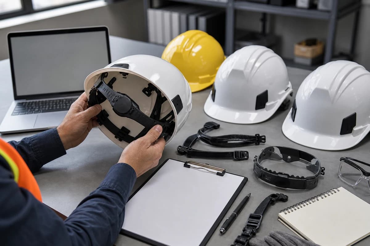 A good hard hat RFQ separates electrical class, impact type, shell style, accessories, replacement parts, and documentation.