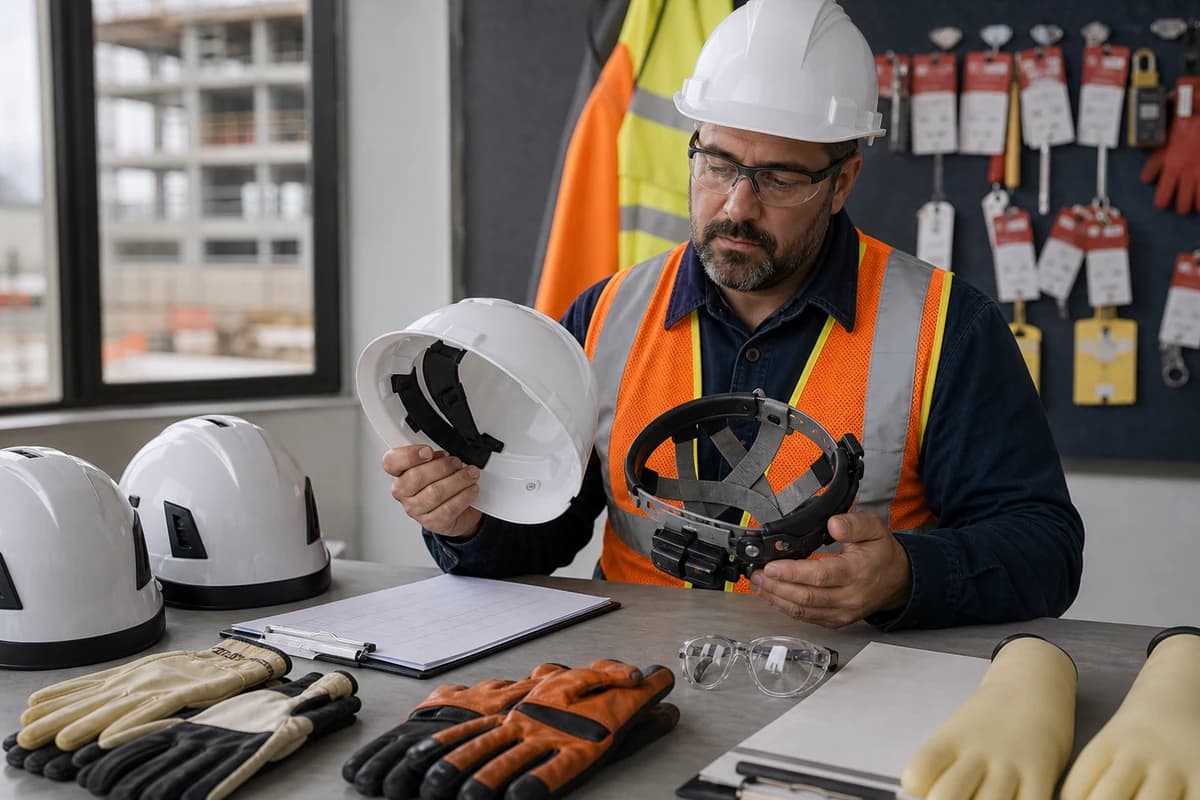 Construction head protection selection should start with impact and electrical hazards, then move into Type and Class.