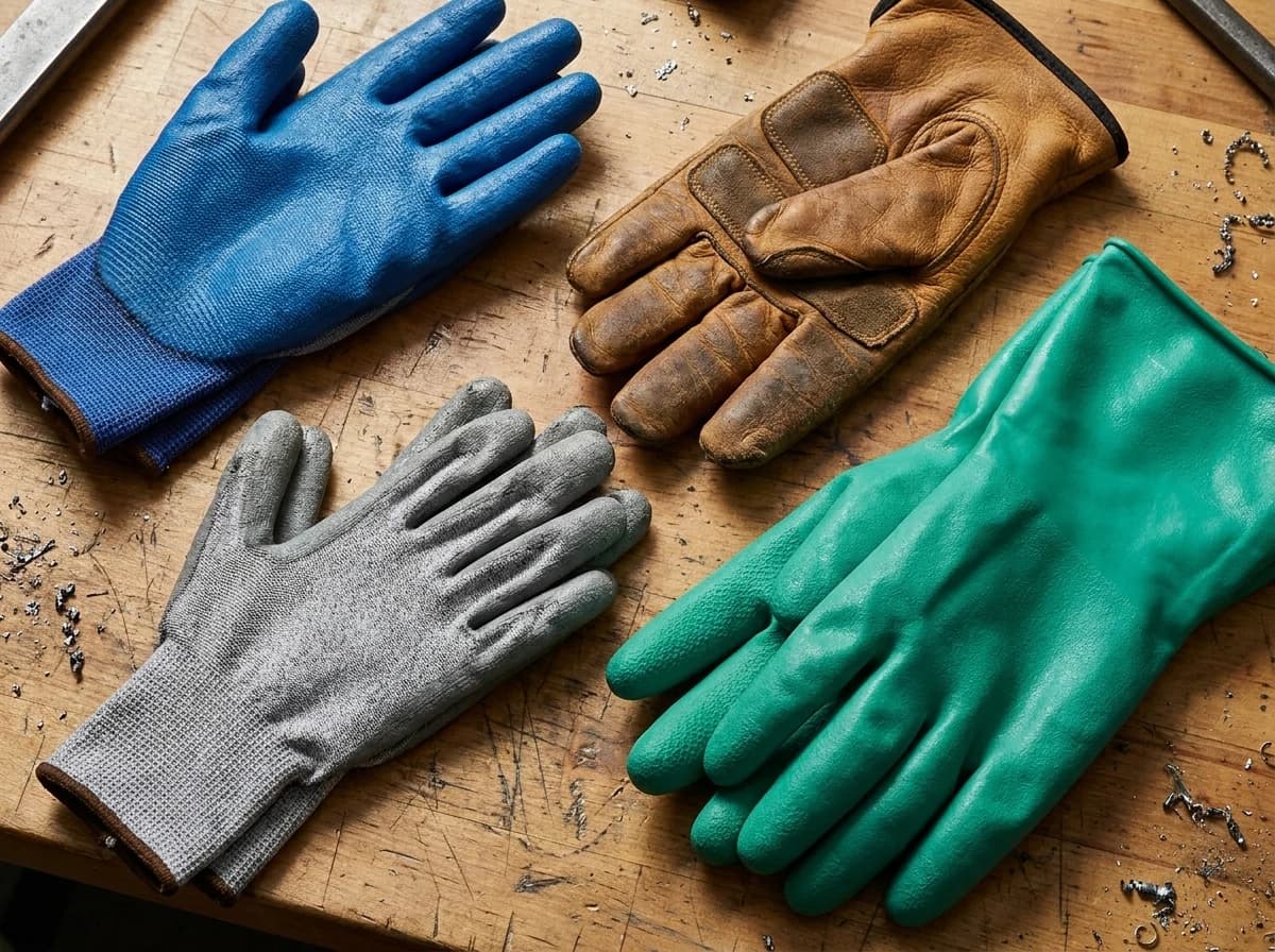 Material and coating choices often decide whether a glove performs well in wet, oily, abrasive, or sharp construction conditions.