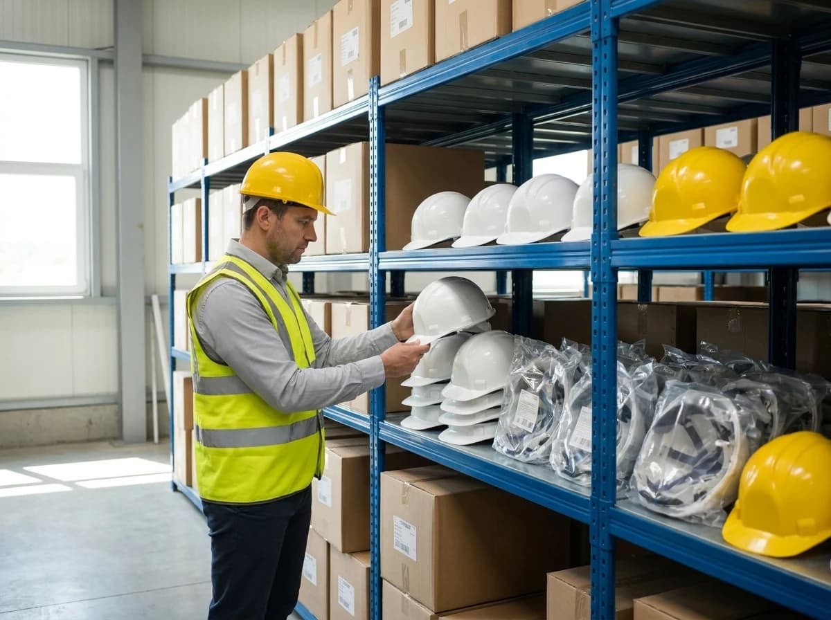 A strong hard hat program includes fit, daily inspection, shell replacement, spare suspensions, and bulk inventory planning.