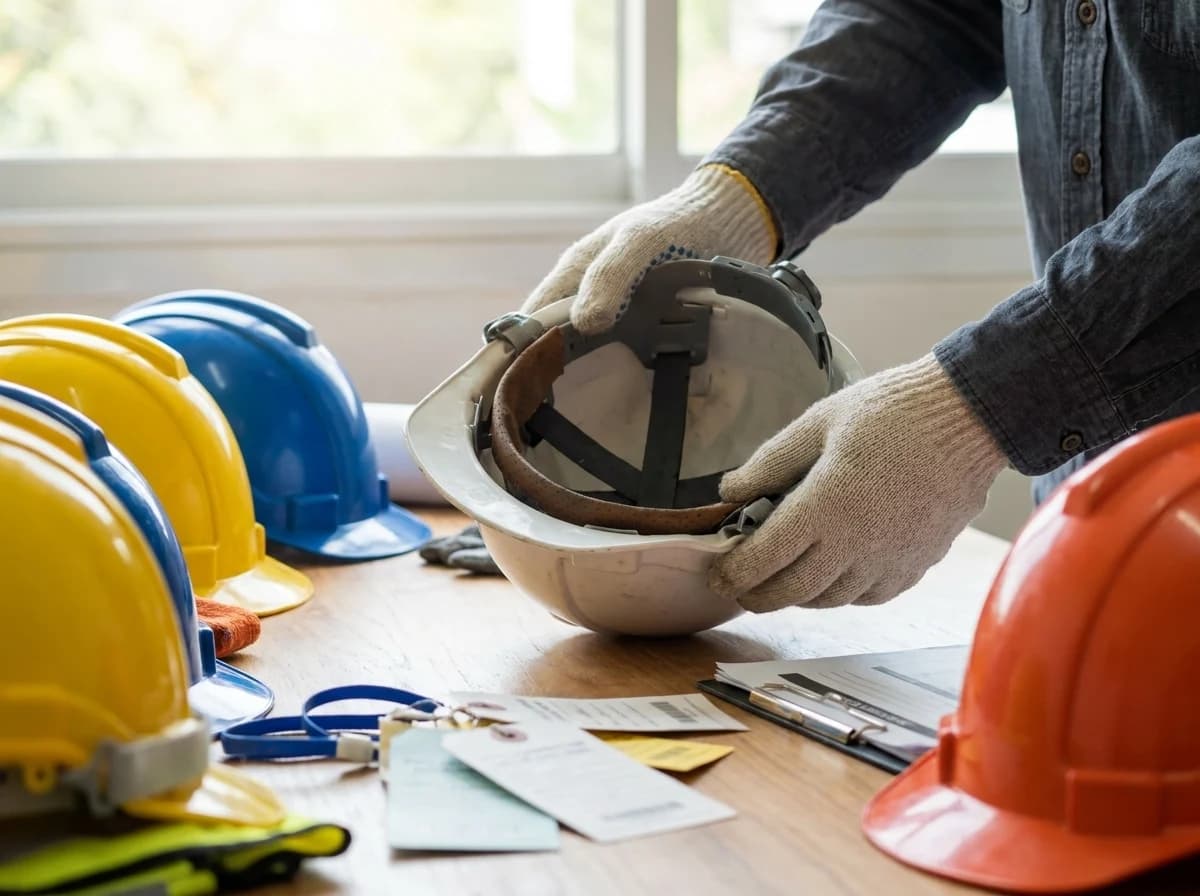 OSHA construction head protection requirements connect impact, flying-object, and electrical hazards to the selected helmet.