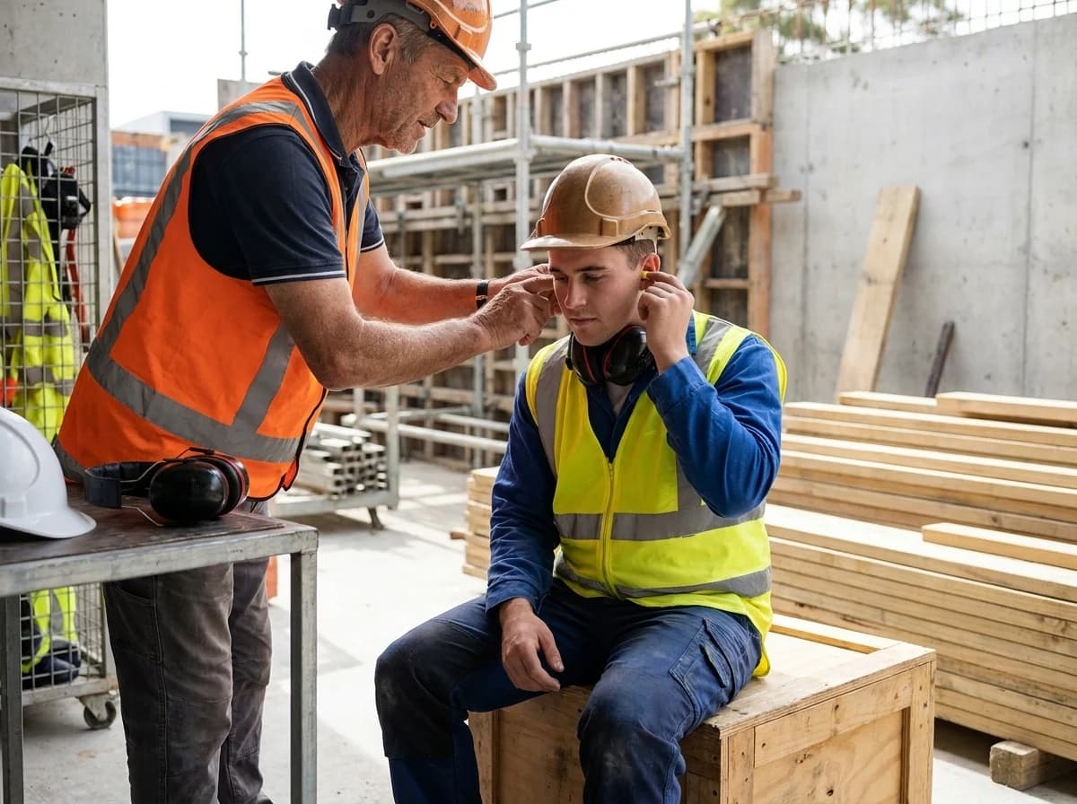 Correct fit often determines whether construction hearing protection performs anywhere near its package rating.