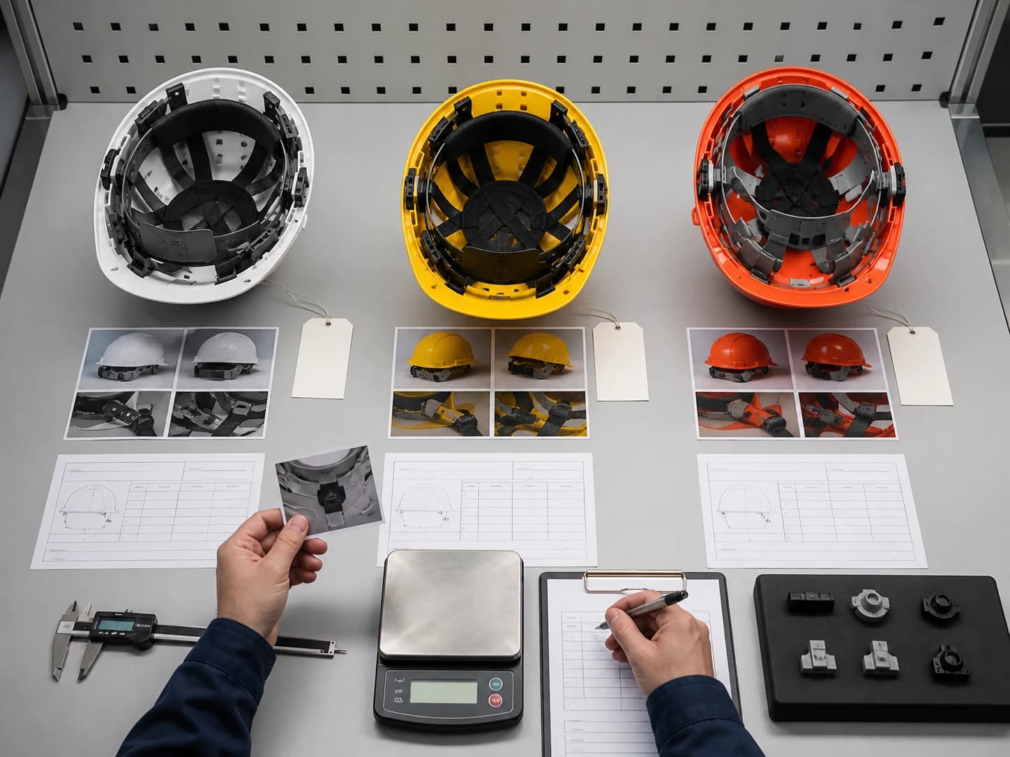 A buyer evidence matrix compares exact models, markings, documents, temperature limits, weight, fit, and accessories.