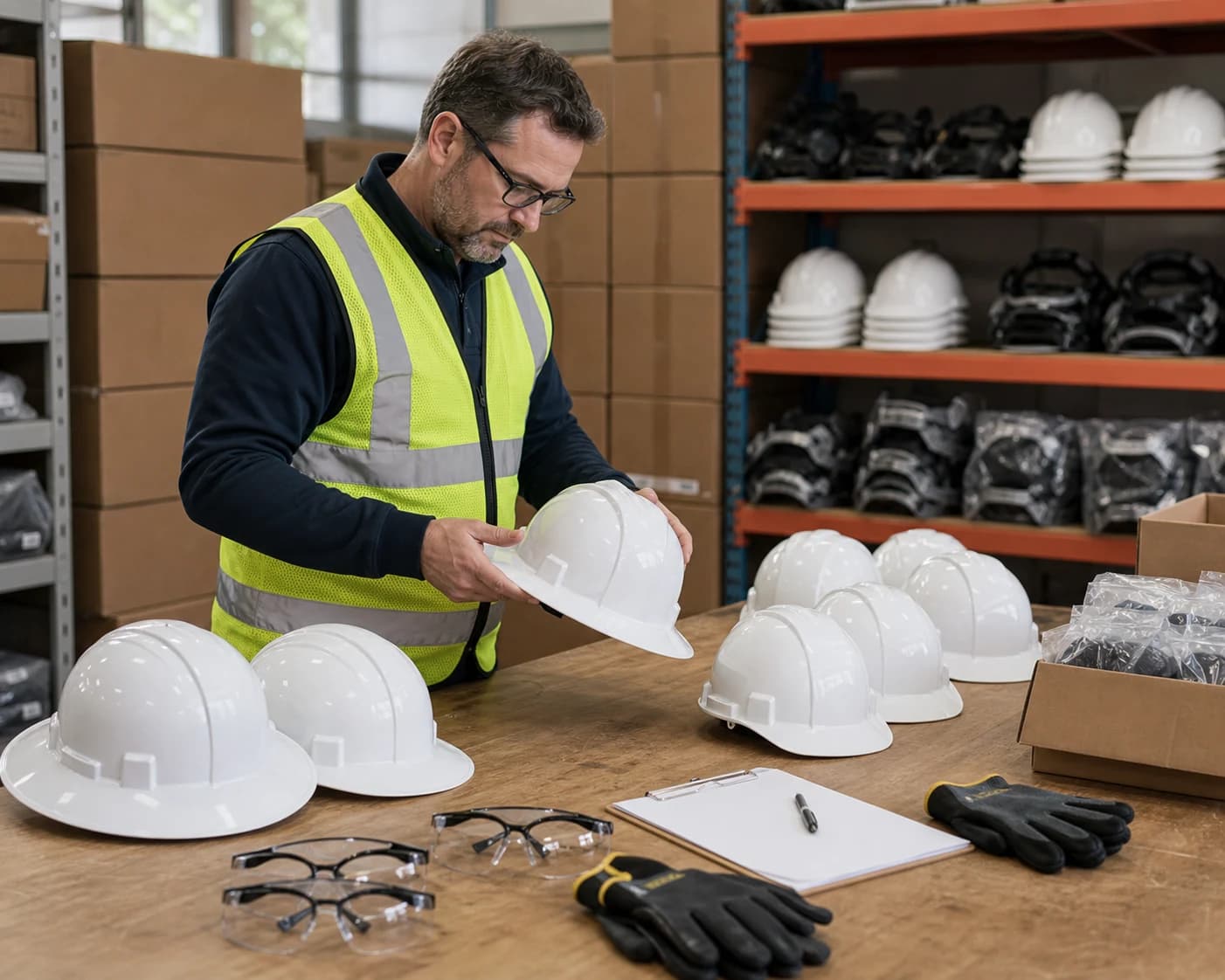 Bulk hard hat orders should split quantities by crew, work zone, accessory load, and brim style.