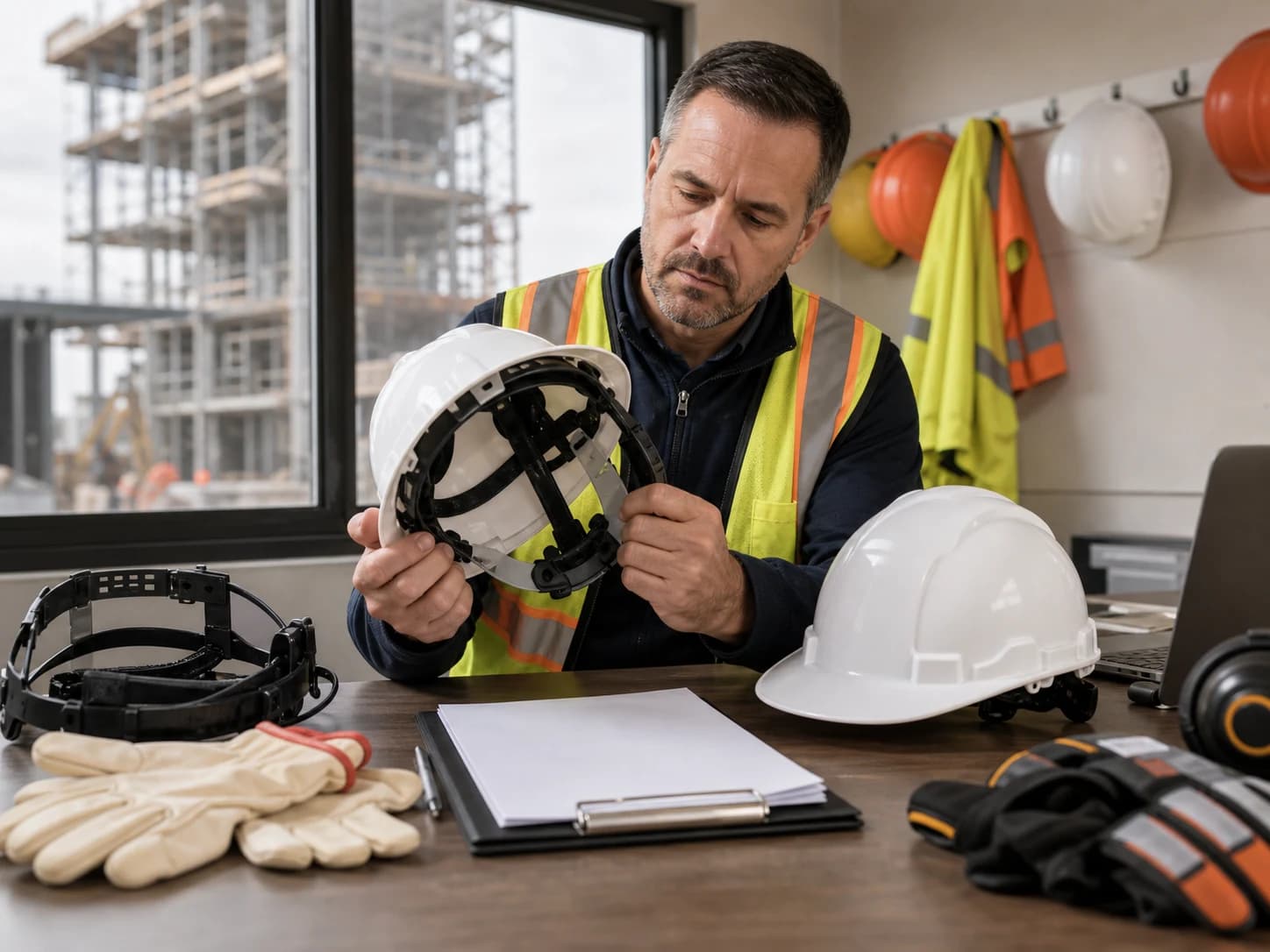 Brim shape is not the compliance category; Type, Class, product marking, and hazard fit still come first.