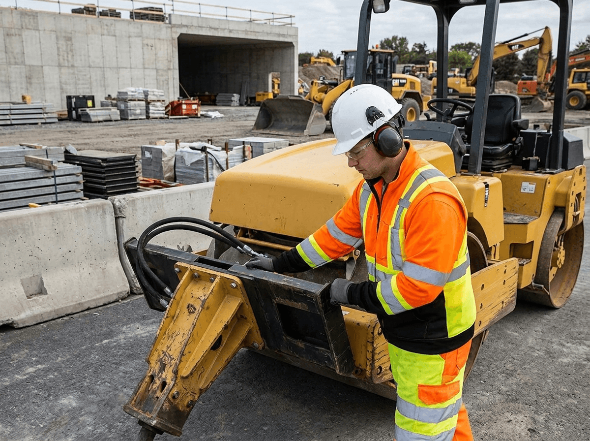 Equipment noise should be handled with exposure assessment, feasible controls, and hearing protection that remains compatible with communication.