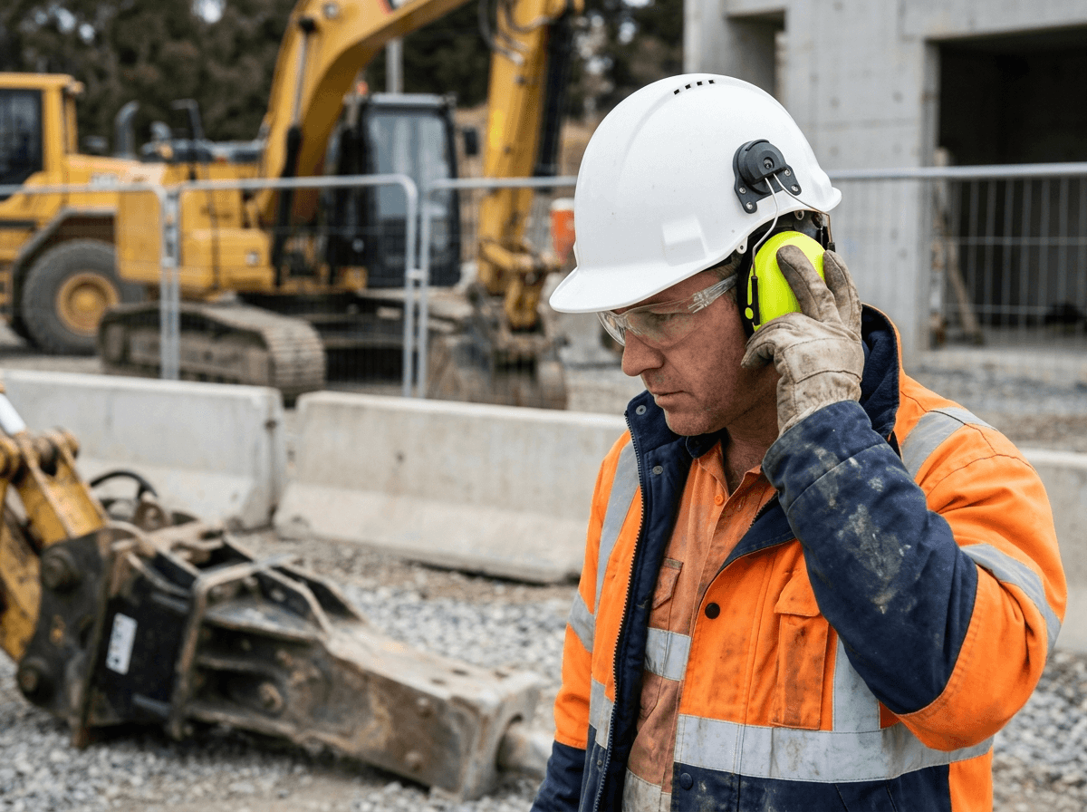 Equipment noise should be handled with exposure assessment, feasible controls, and hearing protection that remains compatible with communication.