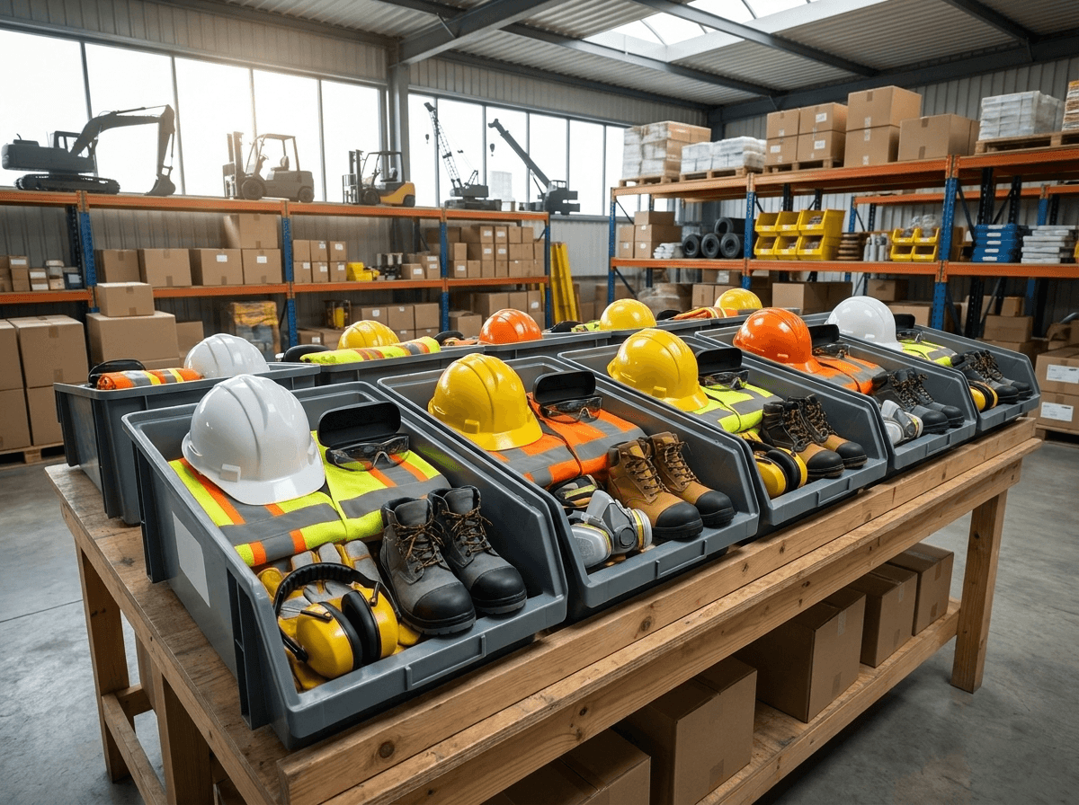 Operator PPE procurement should package baseline cab kits, task modules, sizing, replacement stock, and documentation together.