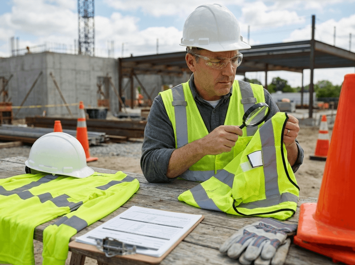 Construction hi-vis buying should connect OSHA traffic exposure, ANSI/ISEA 107 class, and the actual work zone.