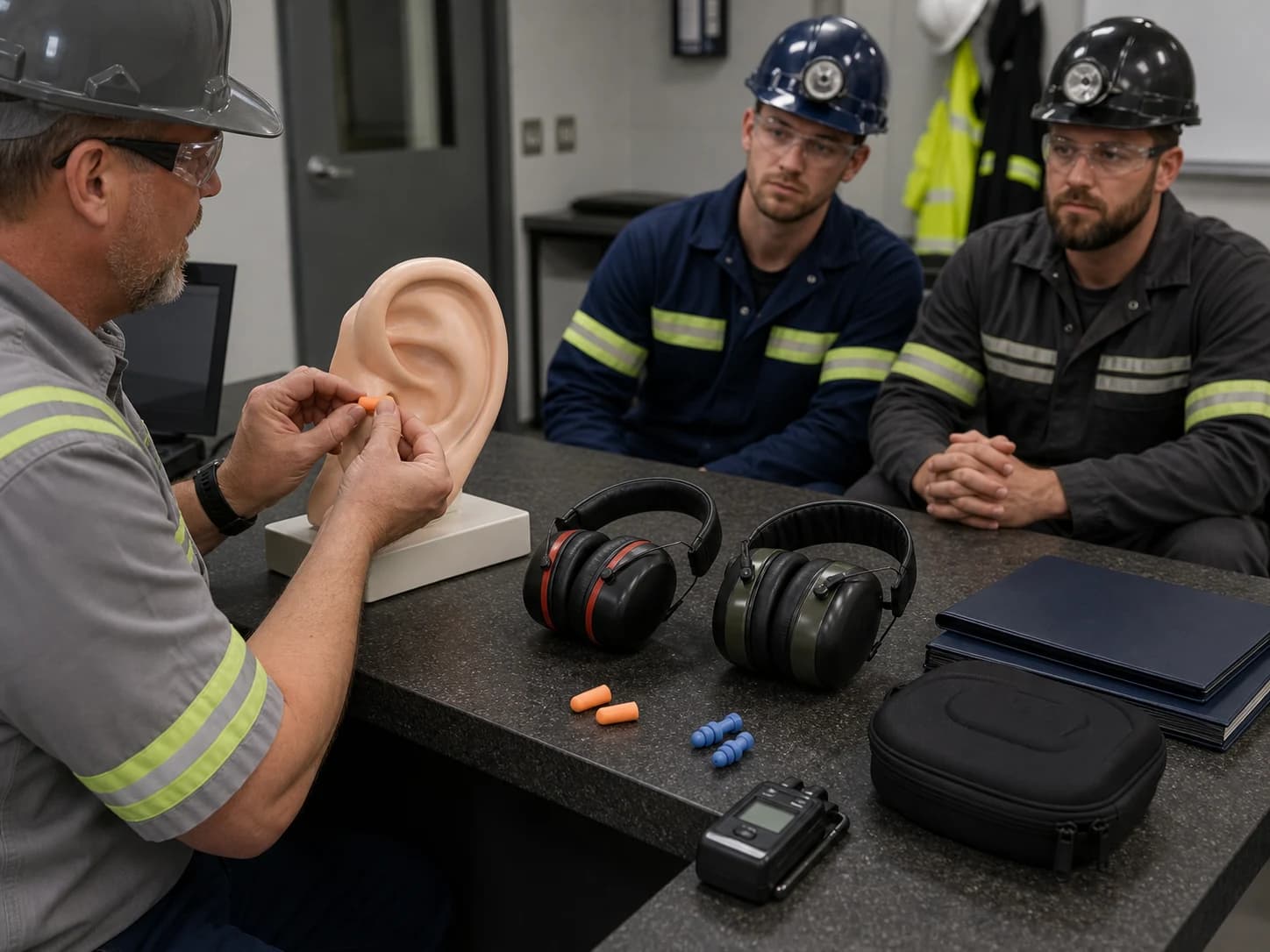 A compliant hearing conservation program connects monitoring, protector choice, audiometry, training, and records.