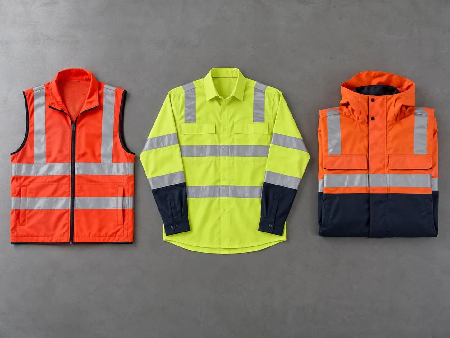 Compare garment formats using the actual model documents and task requirements; the illustration does not establish a performance class.