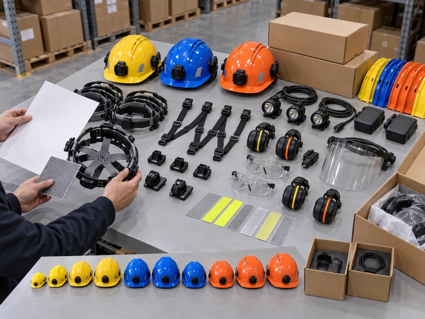 The RFQ controls work areas, hazards, standards, lamp identity, interfaces, documents, samples, spares, and substitutions.