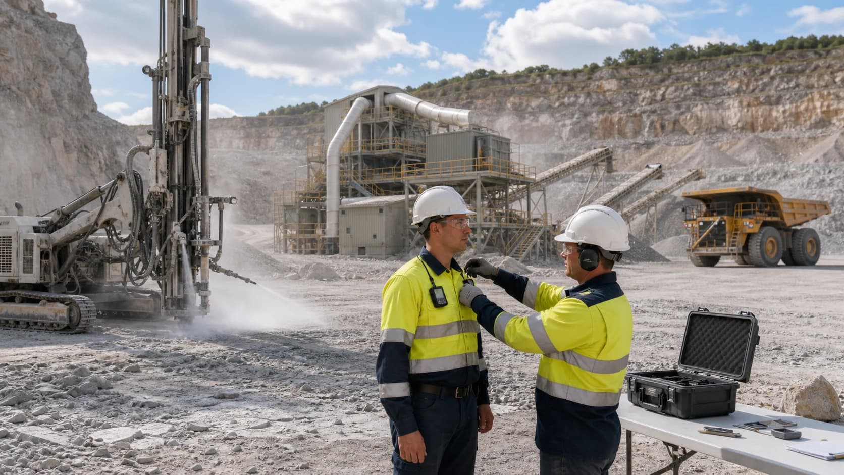 Silica Dust Controls and Respirator Selection for Mining and Quarrying