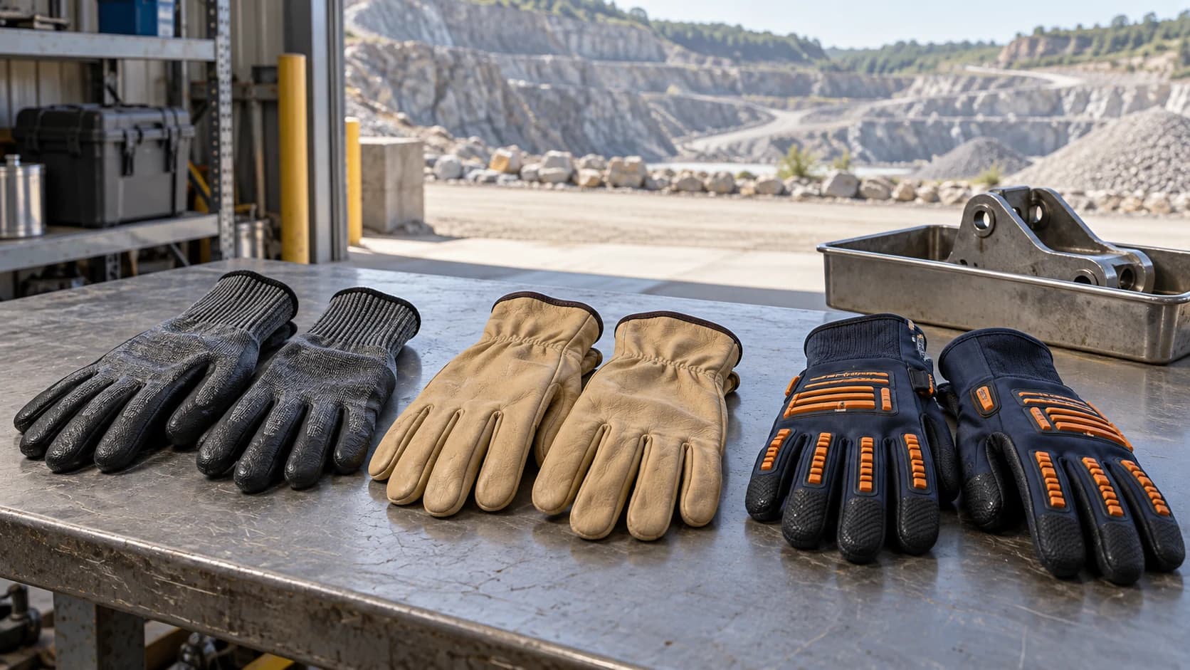 Mining Work Gloves for Maintenance and Material Handling