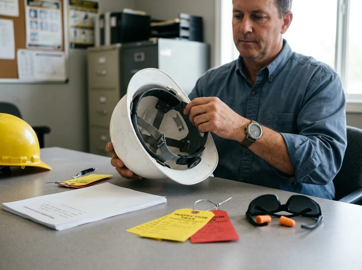 A clear head protection RFQ separates impact type from electrical class.