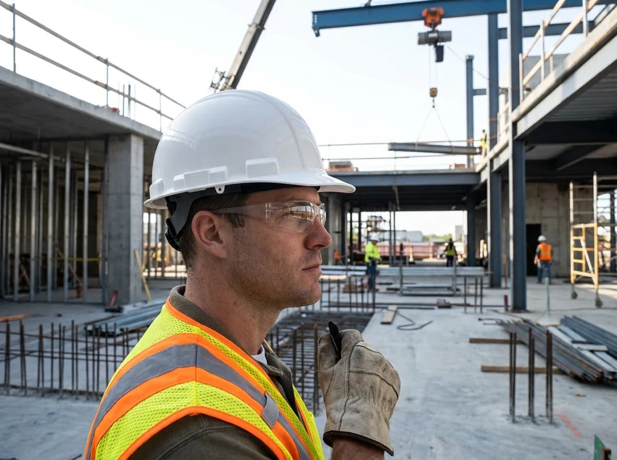 Type 1 hard hats focus mainly on top impact from falling or flying objects.