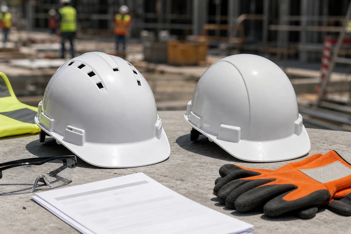 Vented and non-vented hard hats should be selected by electrical exposure, impact risk, comfort, and inventory control.