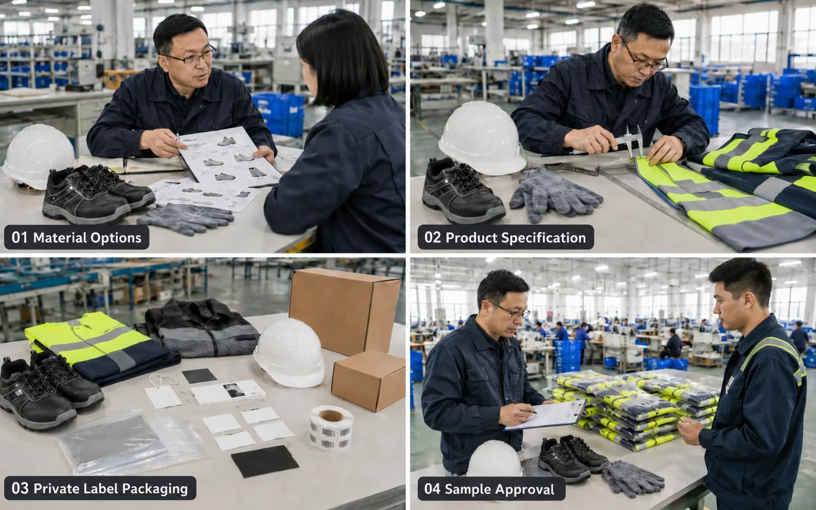 OEM and ODM PPE sample development workflow