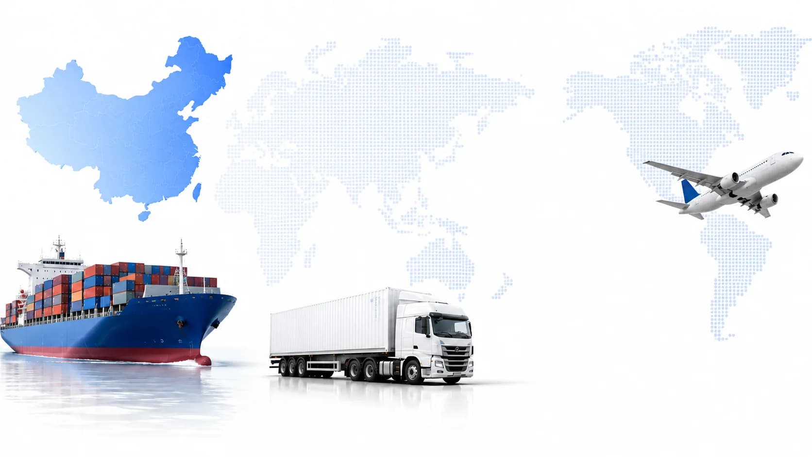 Global logistics map for PPE export