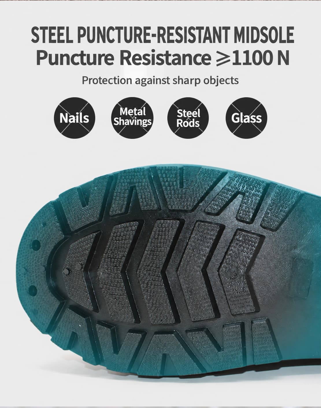 Puncture-resistant outsole construction
