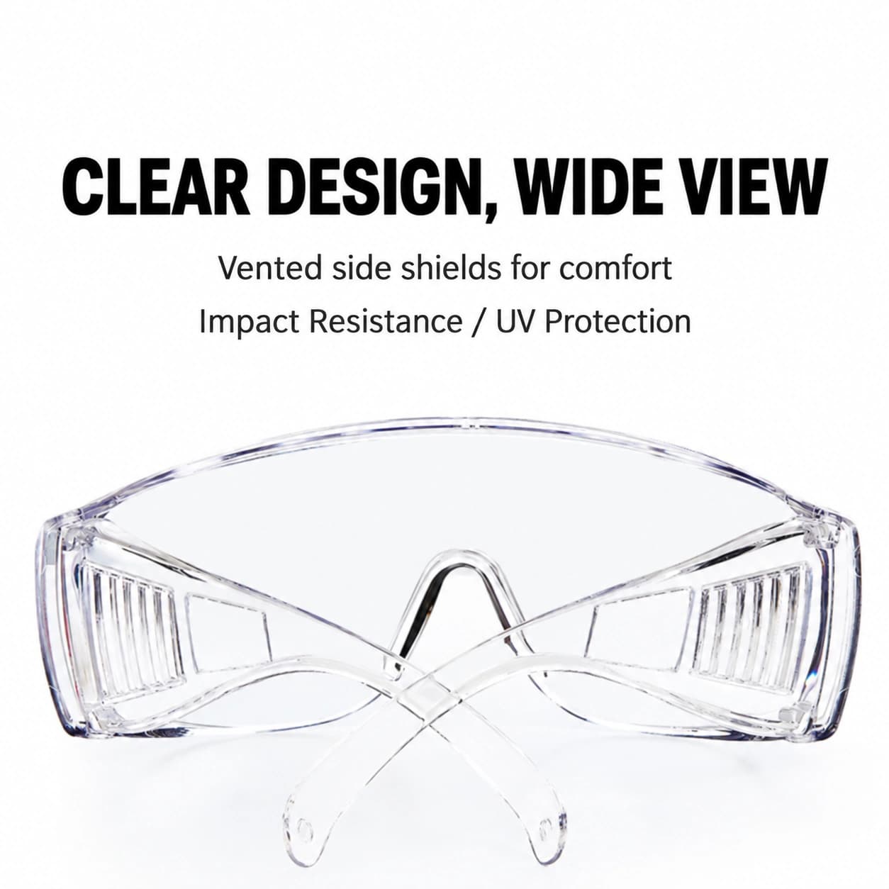 Rear view and clear wide-view lens design