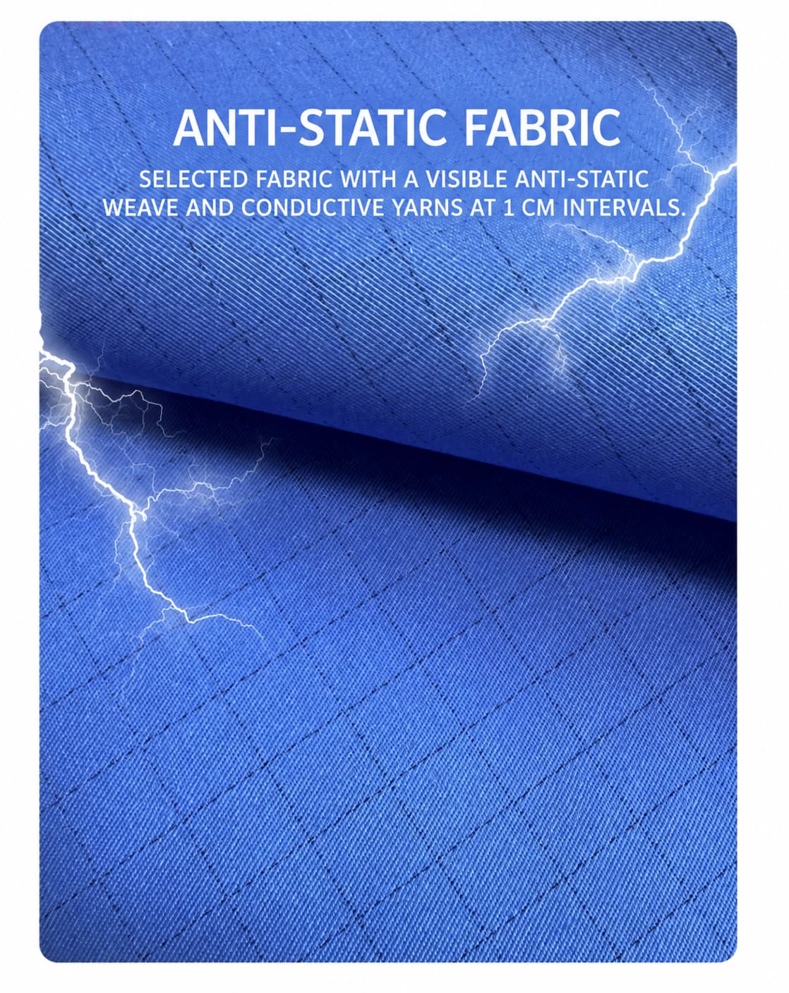 Anti-static fabric detail graphic