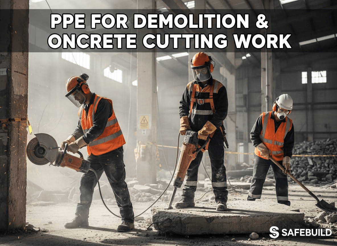 PPE for Demolition and Concrete Cutting Work