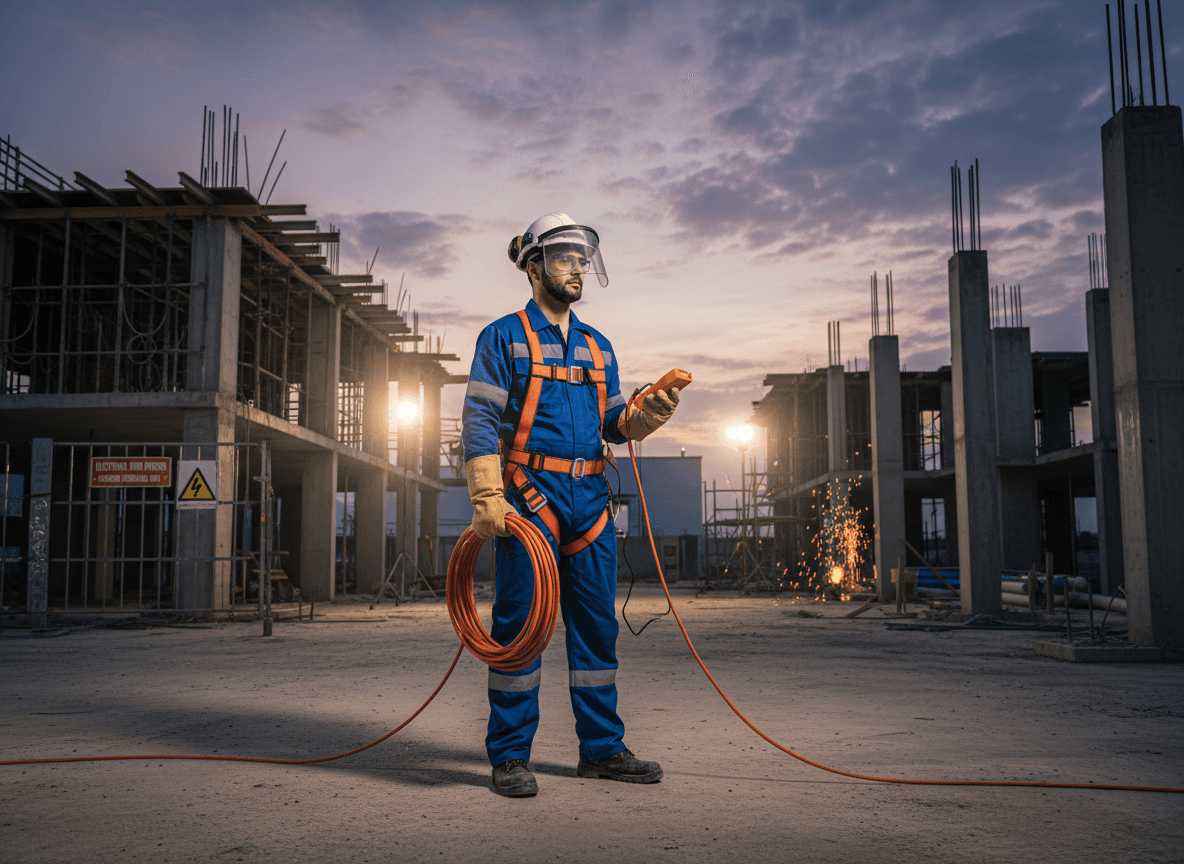 PPE for Electrical Installation on Construction Sites